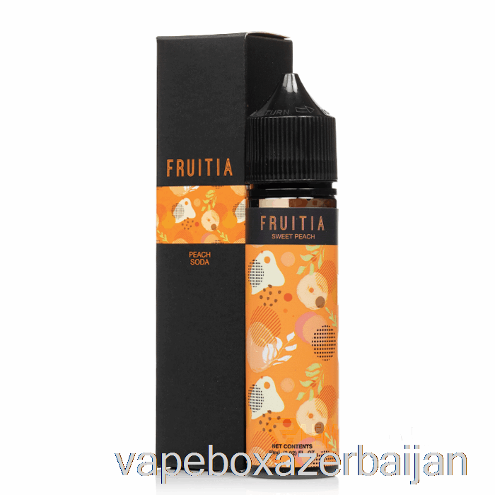 E-Juice Vape Peach Soda - Fruitia - 60mL 0mg
